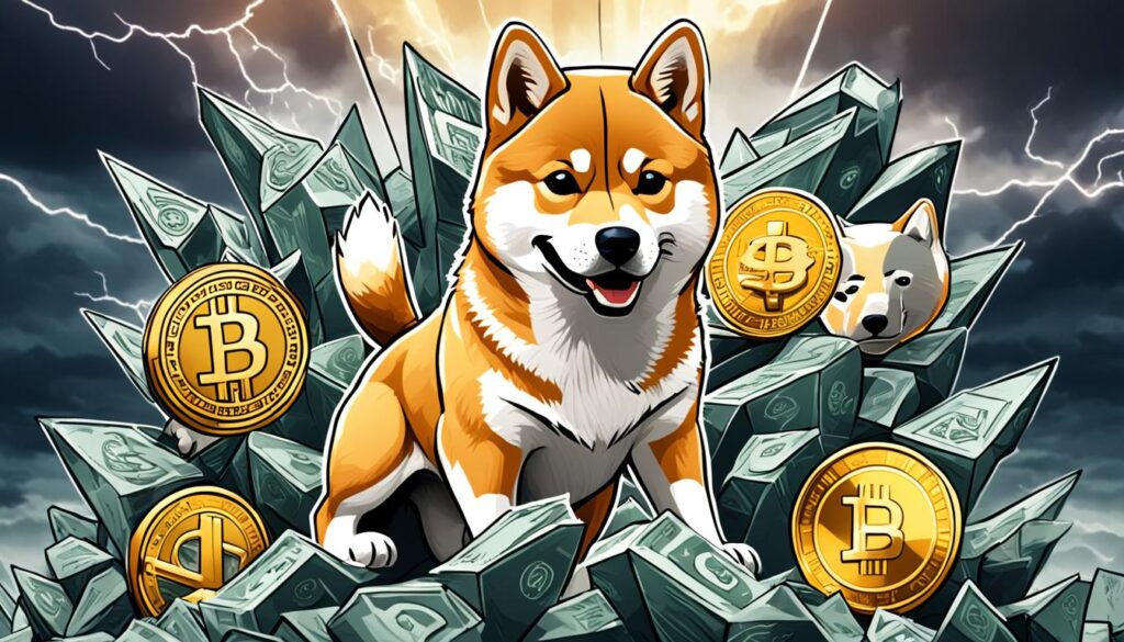 Shiba Inu coin versus andere cryptocurrencies