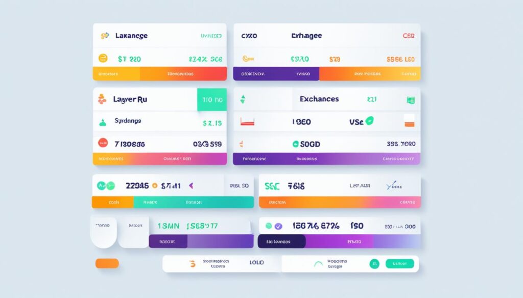 LayerZero exchanges